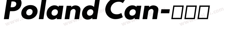 Poland Can字体转换